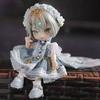 Obitsu 11 OB11 Size Outfit Set for Obitsu Dolls (11cm Body), Princess Dress, Lolita Style, Cute, 5-Piece Set (Blue Gray)