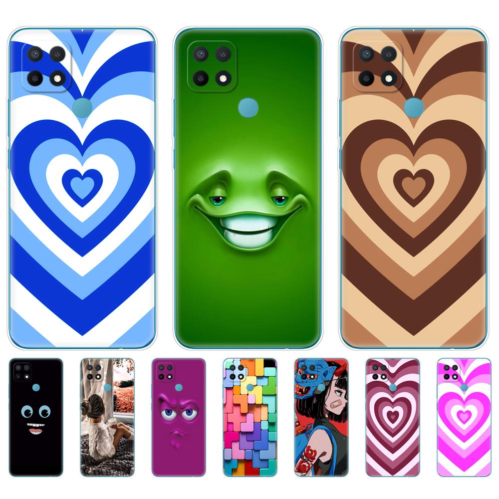 Чехол для OPPO A15, задняя крышка для телефона OPPO A15S, бампер 6,52 дюйма для OPPOA15 CPH2185 A 15 S CPH2179; Fundas Silicon Soft TPU Shell