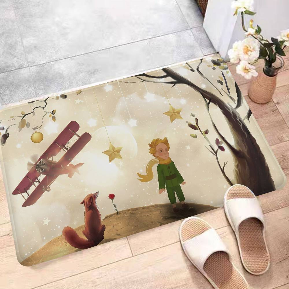 Литературные произведения Маленький П-Принц Коврик для ванной Скандинавский стиль Домашний придверный коврик Коврики для ванной-туалета Коврик для спальни