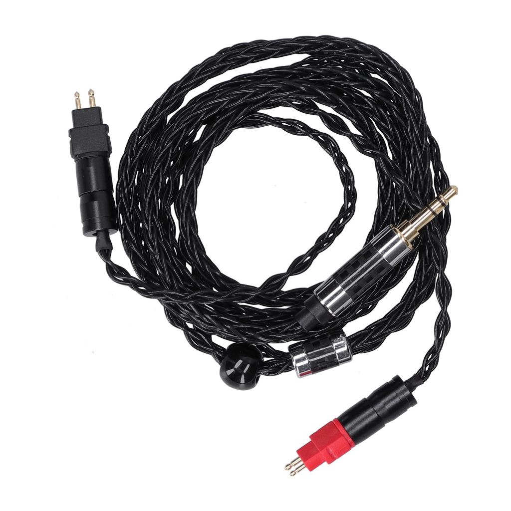 Двойная игла 8-жильный сбалансированный OCC посеребренный o кабель для Sennheiser HD600 HD5803.5mm стерео