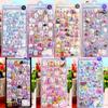 DIY Animal Sticker Waterproof Crystal Stickers Funny Stationery Sticker  Mobile Phone Decoration