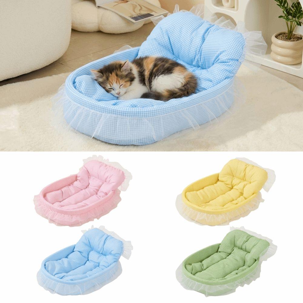 Thickened Pad Pet Bed Mat Non Stick Hair Dog Bed Cozy Rest Small Dog Bed Cats