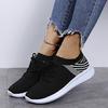 Women's Shoes Soft Soles Mesh Surface Leisure Sports Women's Shoes Soft Soles Breathable and Comfortable Flying Woven Women's Shoes