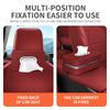 AABMH1 Car Tissue Box Holder PU Leathe Center Console Armrest Mount Napkin Case Fit Road Trip Organizer Easy Install For Cadillac