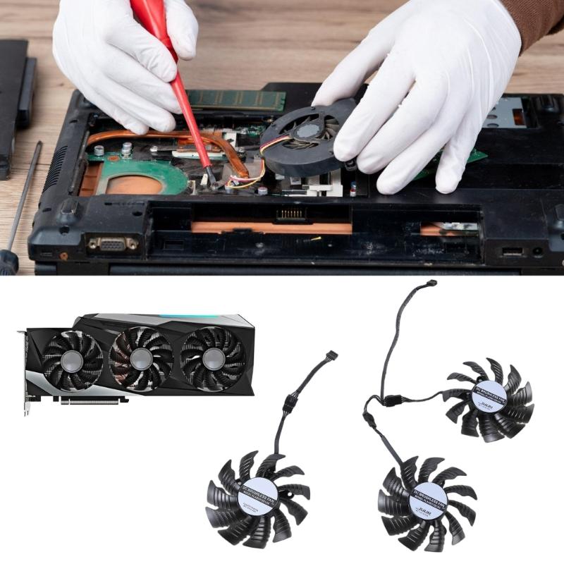 82MM T129215BU GPU Cooling Fan Replacement for 3070TI 3080 3090 GAMING Graphics Cards Video Card Radiator