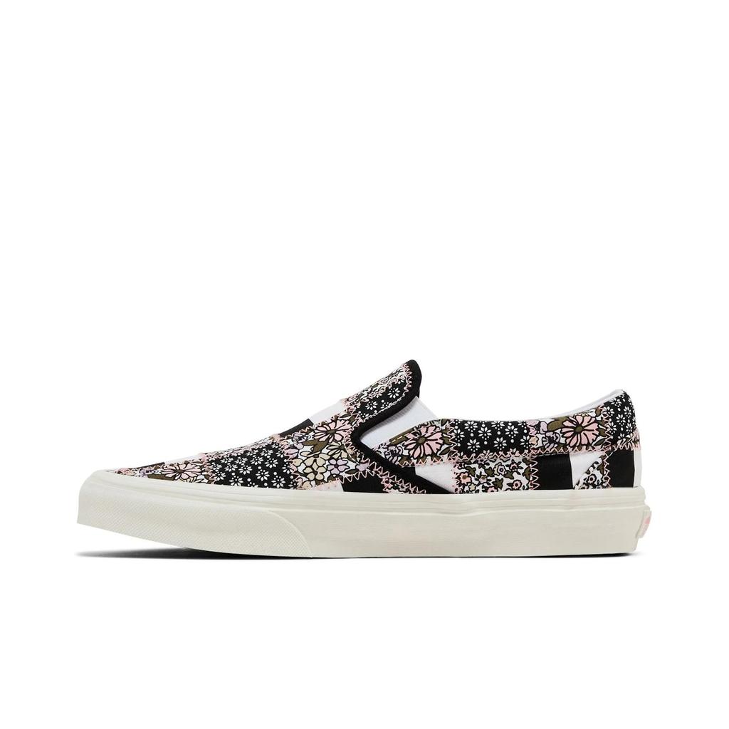 Vans Classic Slip- 'Patchwork Floral' (Unisex) Multi-Color / Marshmallow Skate Shoes VN0A33TB9FY