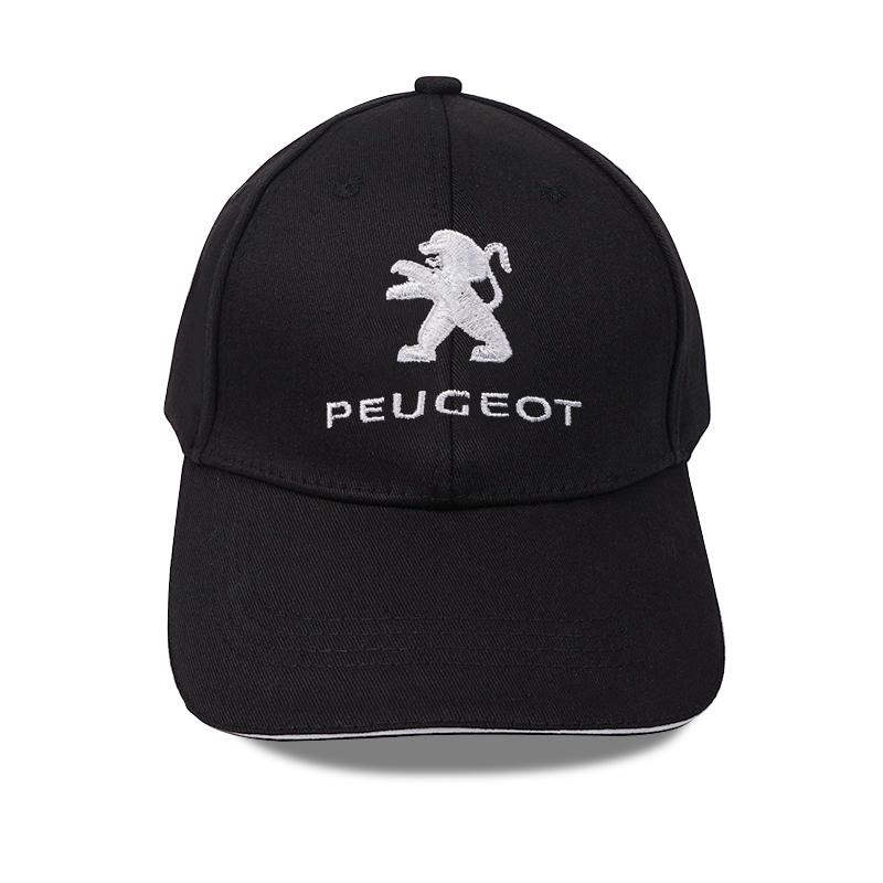Peugeot Emblem Embroidered Car Adjustable Racing Sport Baseball Hat Motorcycle Casual For 408 4008 308 3008 Rifter 5008 508 2008