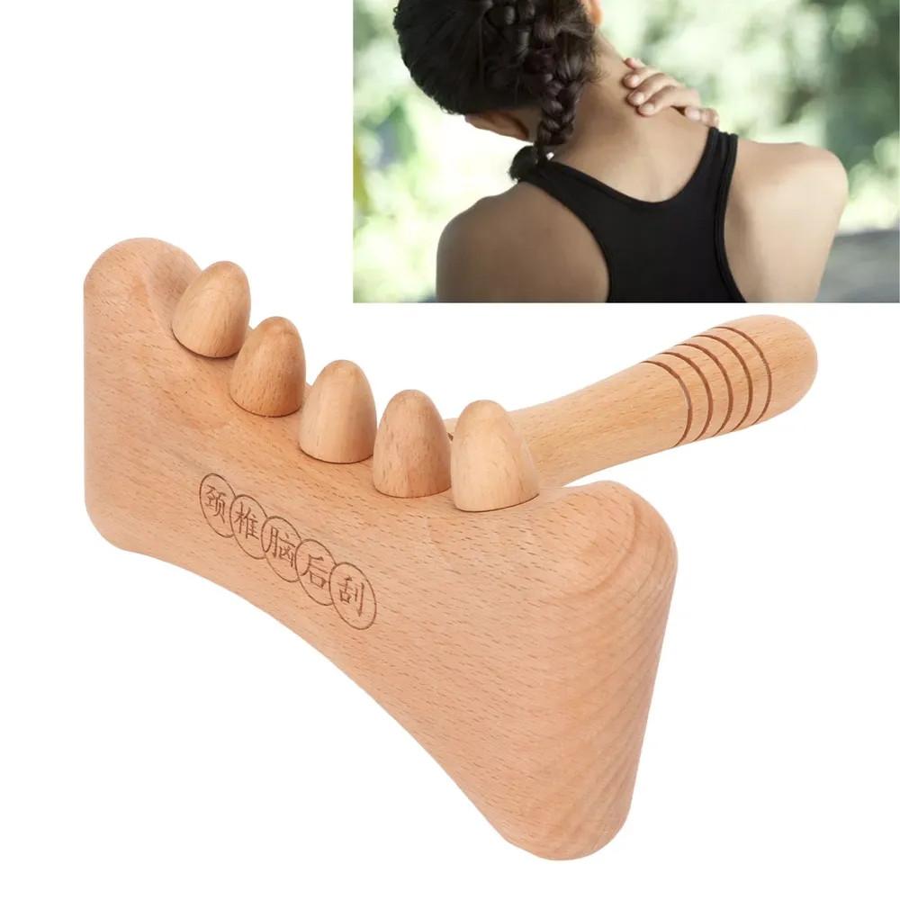 Деревянный массажер серии молоток постукивание массажная палочка задняя часть ног скребковая доска