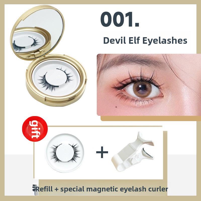 Магнитные ресницы Ультра-натуральный вид Без клея Легкие Многоразовые Водонепроницаемые Долговечные Натуральные ресницы Накладные ресницы Легко наносить