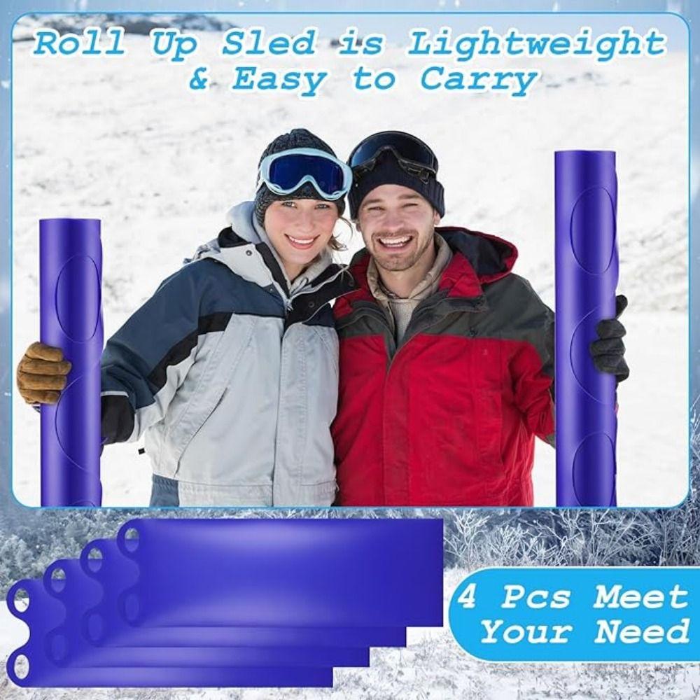 Сворачиваемый детский лыжный коврик Гибкий коврик для катания по песку Катание на санках по газону Снежные санки Снежный слайдер Зима