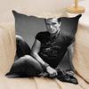 JJosh Hutcherson Love Cushion Cover Silky Short Plush Invisible Zipper Dustproof Sofa Pillow Case For Home Decor