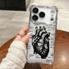 Чехол для телефона Funda Case для Apple iPhone 17 Pro Max 15 16 17 XS XR 14 12 Plus 11 Air 13 Этот рисунок - мое сердце
