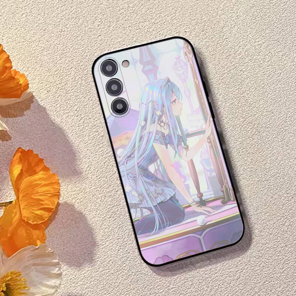 Игровой проект S-SEKAI Y-Yoisaki Kanade Чехол для телефона для Samsung Galaxy A73,A72,A71,A70,A53,A52,A51,Мягкий силиконовый черный чехол