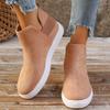 Large Size Women's Shoes New Flat Bottom Suede Elastic One Pedal Casual Board Shoes Sports Fashion Single Shoes