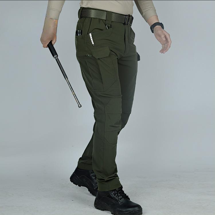 Мужские военные тактические брюки SWAT Combat Military Pants Мужские карманы с множеством карманов Уличные водонепроницаемые повседневные брюки-карго Тактические брюки