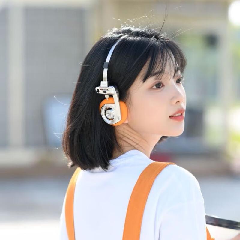 Беспроводные Bluetooth-наушники WHATPLUS Retro 3 с гальваническим покрытием