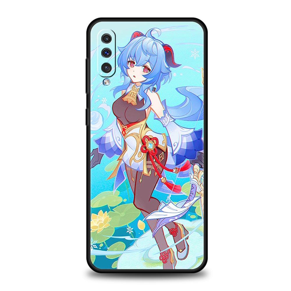 Чехол для телефона Samsung Galaxy A52 A14 A50 A70 A10S A30 A40 A20S A20E A02S A12 A22 A72 A32 5G A04s Genshin Impact силиконовый чехол