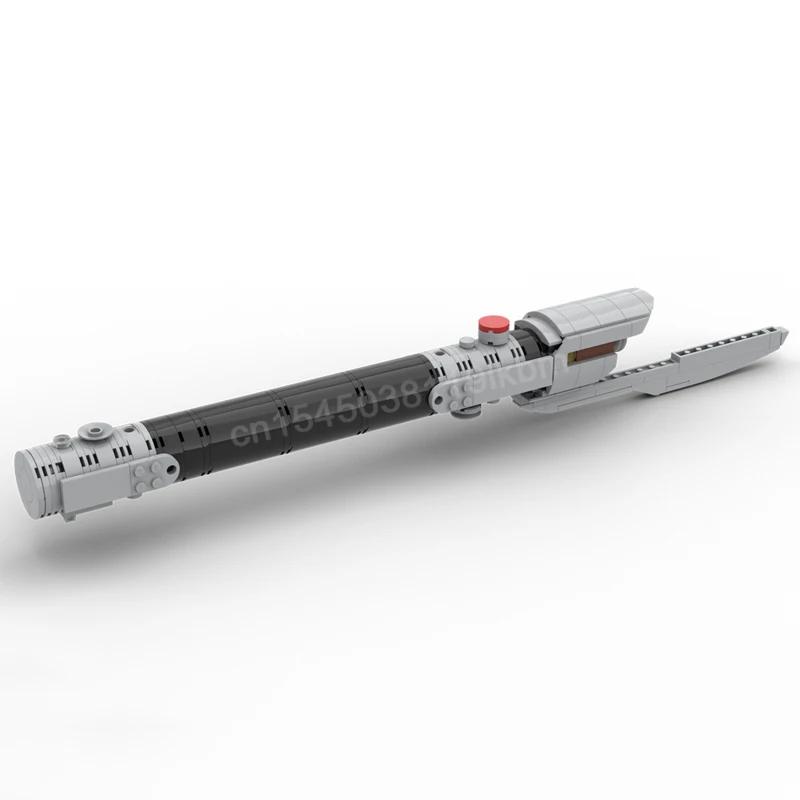 Bricklink MOC Модель Лазерного меча Фигурки из фильма Звездные войны Оружие Наборы рукоятей светового меча Строительные блоки Детские игрушки Рождественский подарок