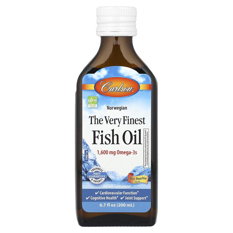 Norwegian, The Very Finest Fish Oil, Just Peachie, 6.7 fl oz (200 ml)