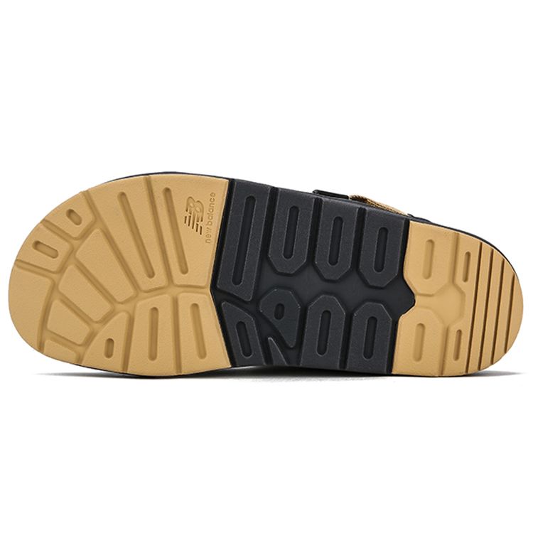New Balance 4243 Черно-золотые унисекс-сандалии SD4243GD