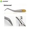 1 Set Dental Residual Root Tweezers Tooth Extraction Forceps Curved Maxillary Mandibular Teeth Universal Pliers