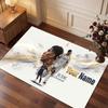 Jude Bellingham Custom Crystal Velvet Rug, Personalized Name Text Print, Football Logo Soft Non‑Slip Floor Mat Home Decor Gift