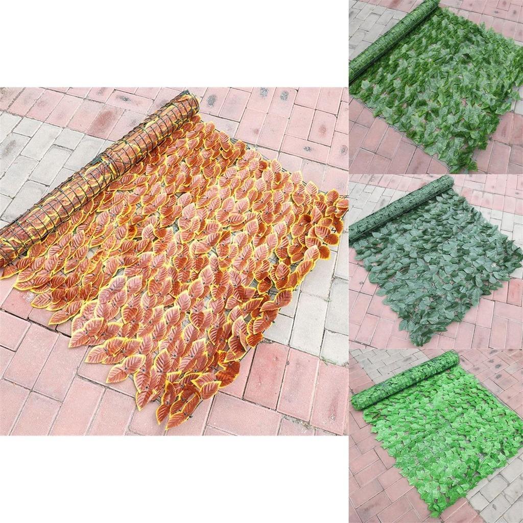 Роскошный рулон искусственных листьев для садового забора, обеспечивающий максимальную приватность и красоту