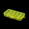10 Slots Adjustable Plastic Rectangle Transparent Storage Box Craft Organizer Handcraft Jewelry Container