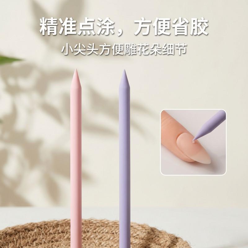 Dual-ended Silicone Nail Art Tools Gel Mixing Sculpting Cuticle Work