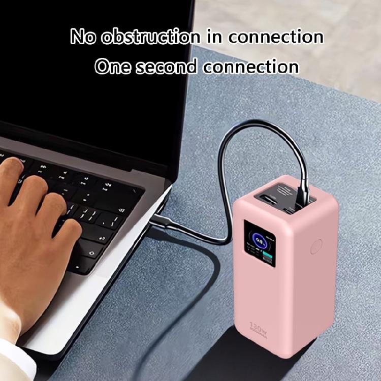 Прочный силиконовый чехол для Powerbank 20000 мАч 130 Вт, нескользящий захват, пылезащитный чехол-рукав