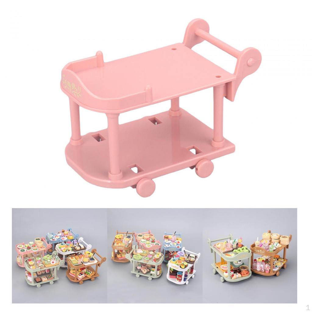 1 :12 весов кукольный домик кухонная сервировочная тележка аксессуары портативный мини-бар «шведский стол» своими руками