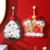 Cartoon Christmas Hanging Hand Towels Thickened Children's Small Towels  Holiday Party Decor