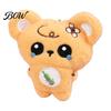 Dog Keychain Pendant Animal Plush Toy with Ball Chain, Cartoon Cat Backpack Accessory Pendant, Stuffed Charm for and Handbags Key Ring