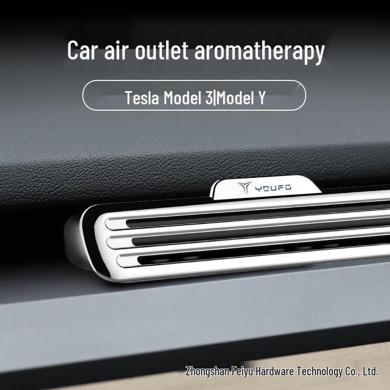 Освежитель для вентиляционного отверстия автомобиля Tesla: Твердый парфюмерный бальзам и украшение для интерьера с креативным дизайном аромата