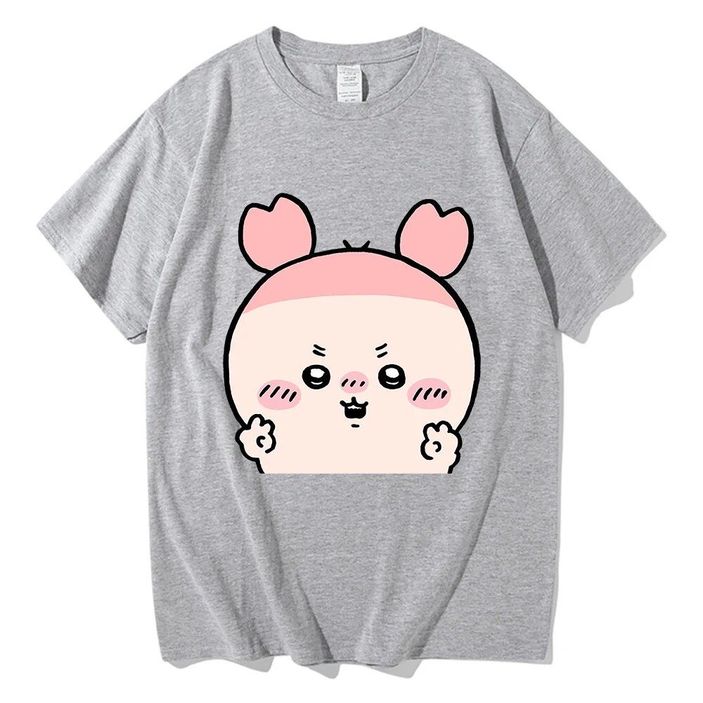 Chiikawa T Shirt Unisex Harajuku Aesthetic Graphic Kawaii Tshirt Unisex Japanese Anime Cartoon Casual Sand Cotton Tees Shirts Korea Unisex