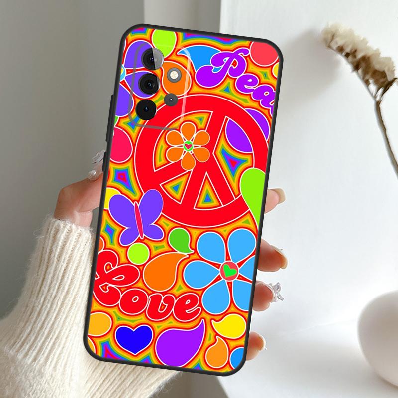 Хиппи Хиппи Психоделическое Искусство Мир Чехол Для Samsung Galaxy A52 A32 A12 A16 A26 A36 A56 A15 A35 A55 A34 A54 A13 A33 A53 A17 A06