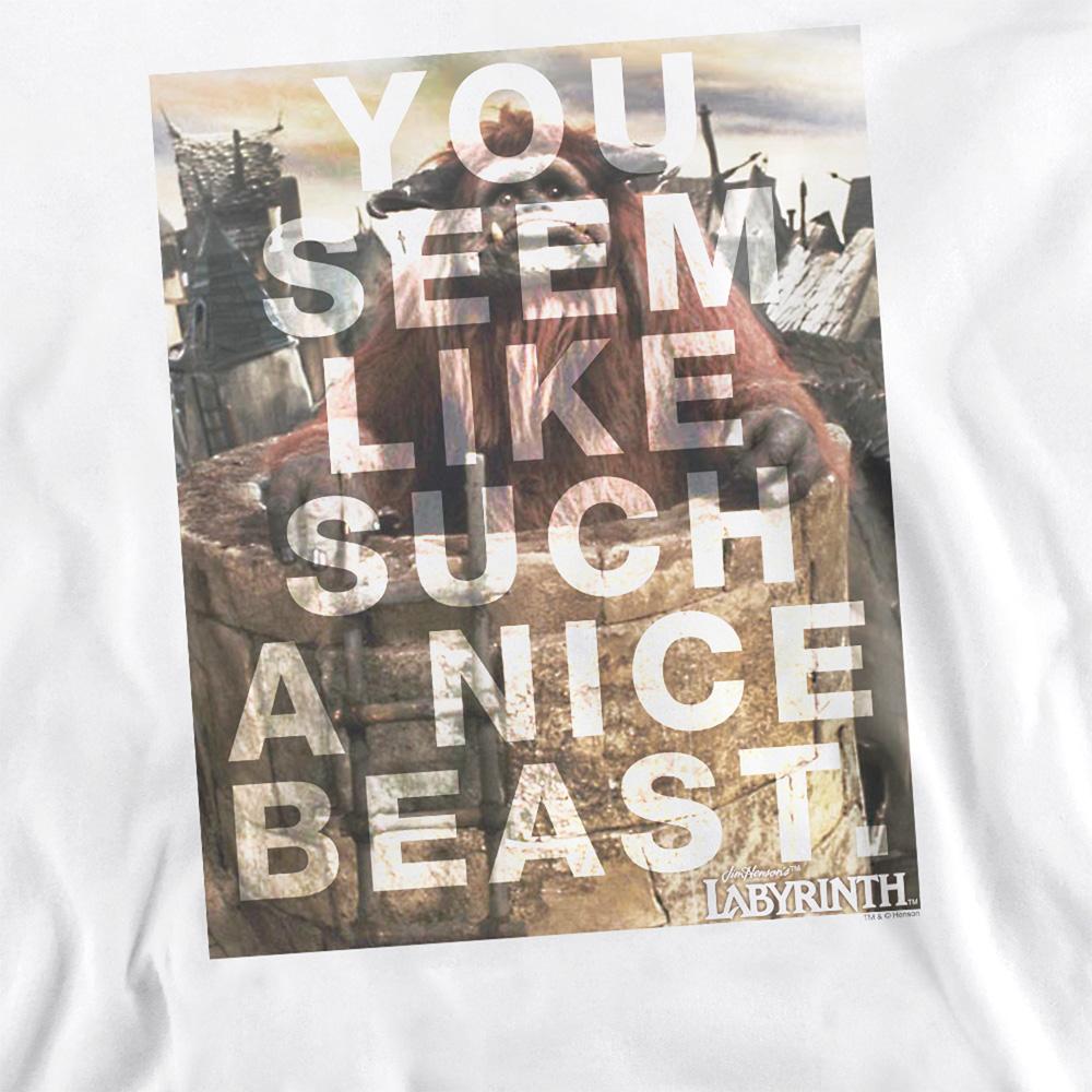 Labyrinth Unisex Adult Nice Beast Sweatshirt
