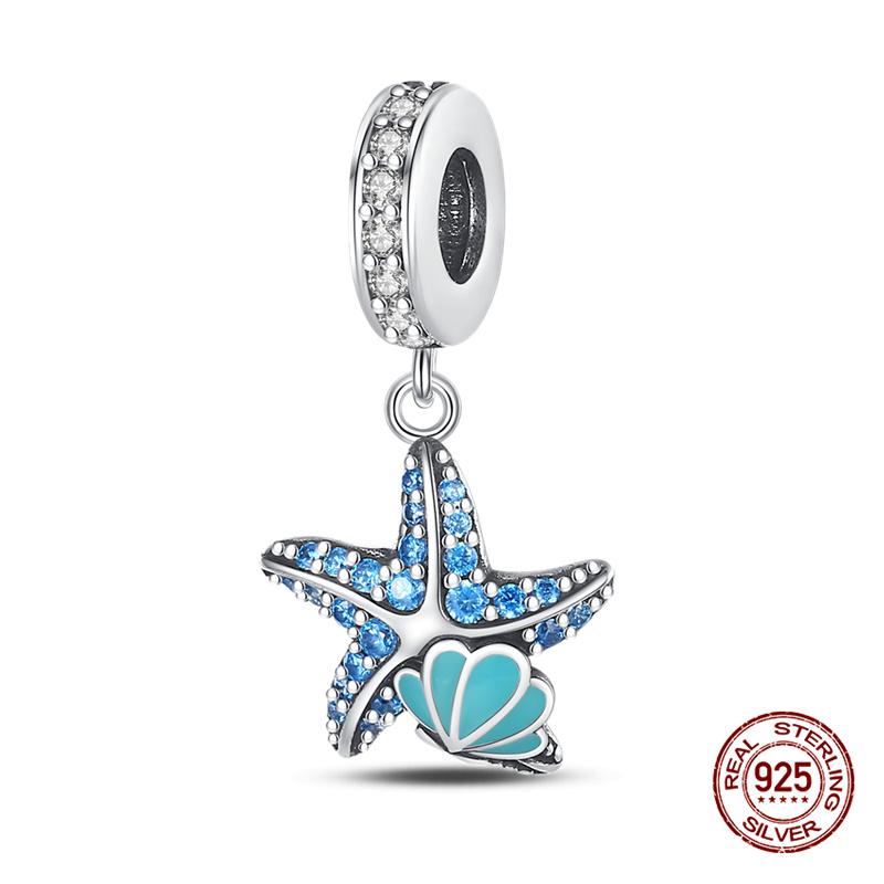 New In Original Charm Copper Ocean Series Sea Turtles Charms Beads Fit 3Mm Original Bracelet For Women Diy Fine Jewelry Gift