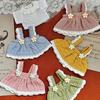 Plaid Doll Dress Up Clothes Cotton Kawaii Mini Doll Skirt Cute Exquisite Doll Skirt  10-15cm Doll