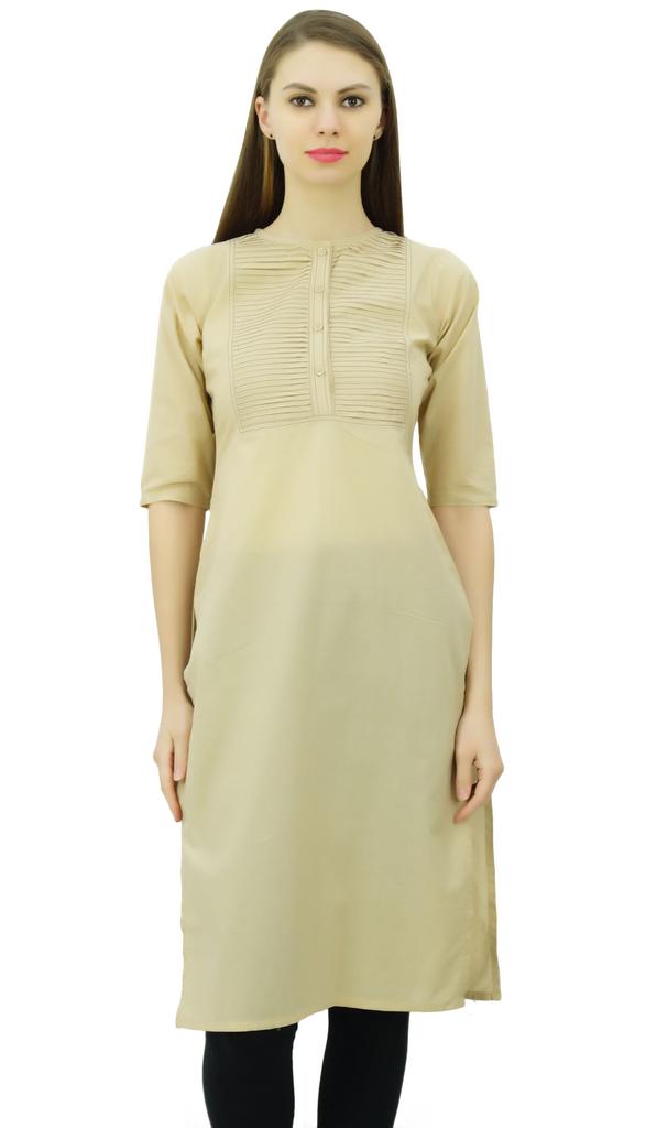 Phagun Cotton Designer Kurta Women Ethnic Top Tunic Indian Dress Straight