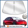 Для Tesla Солнцезащитный козырек на лобовое стекло Складной чехол-заслонка от солнца на переднее стекло Защита от жары Козырек для Model Y Model3 2024 Аксессуары
