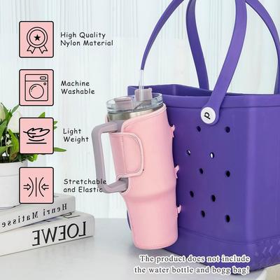 Подстаканник для сумки Bogg Tote, держатель для бутылки с водой, регулируемый портативный рукав для стакана, держатель для хранения напитков для бутылки для воды Stanley