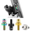Arc-shaped Bike Frame Fixing Screws Titanium Zinc Zinc Alloy Bicycle Fixing Screw Gasket  MTB Bike