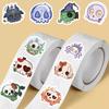 500PCS Halloween Groovy Roll Stickers Notebook Scrapbooking Account Laptop Luggage Living Coffee Phone Art Picture Stickers