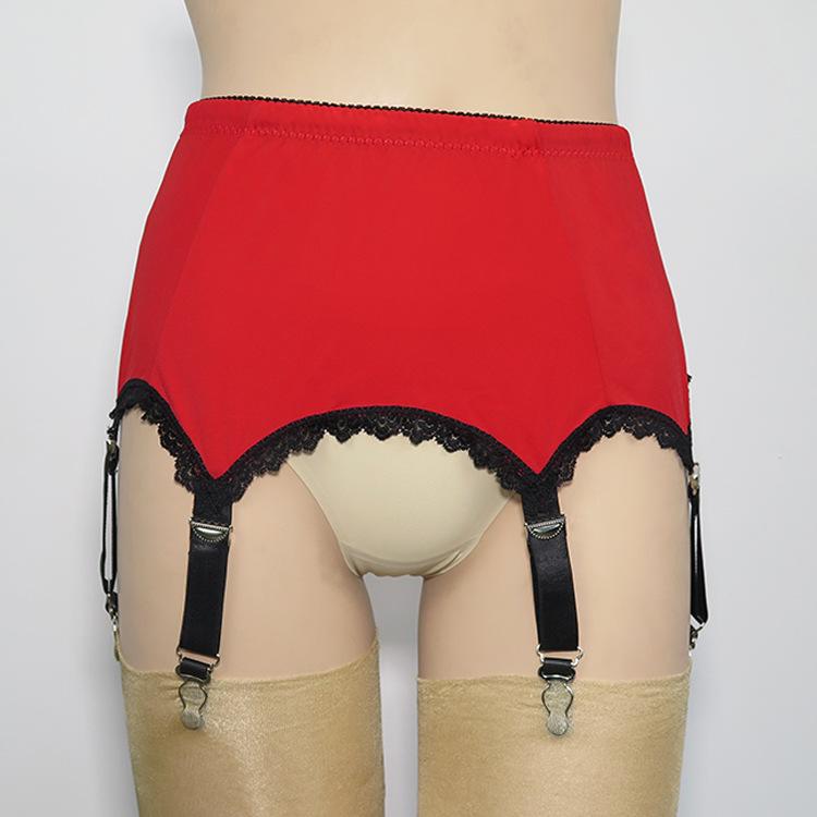 Hot Sales Polyester Mesh 6-claw Buckle Non-slip Garter Belt Thigh Garters Garter Belt Sexy