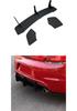 Volkswagen Scirocco R Rear Wind Diffuser Tail Lip Modification - Black