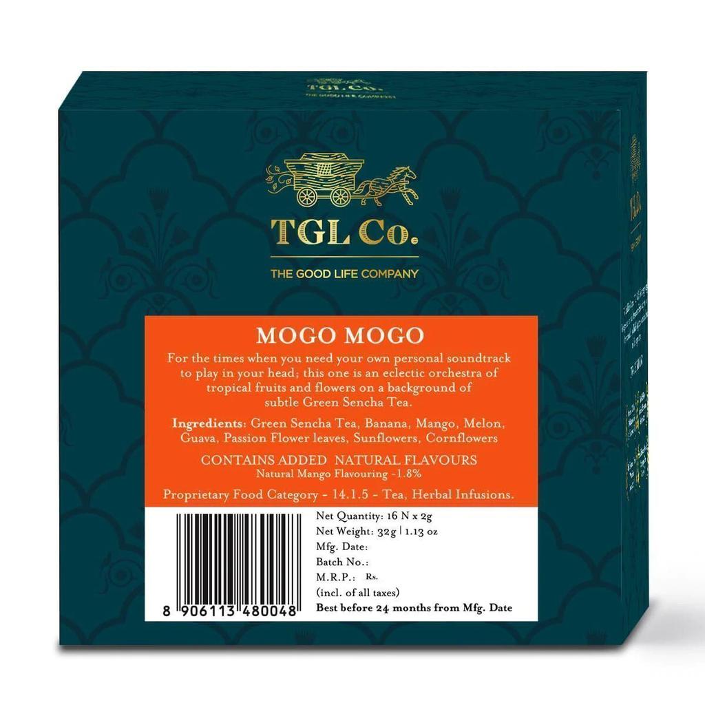 Mogo Mogo Green Tea (16 Pack, 2 G), Mogo Mogo Green Tea, TGL Co.