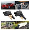 2-in-1 Tire Air Pump Nozzle Schrader/Presta Valve Inflatable Pump Connector  Car/Bike/Motorcycle
