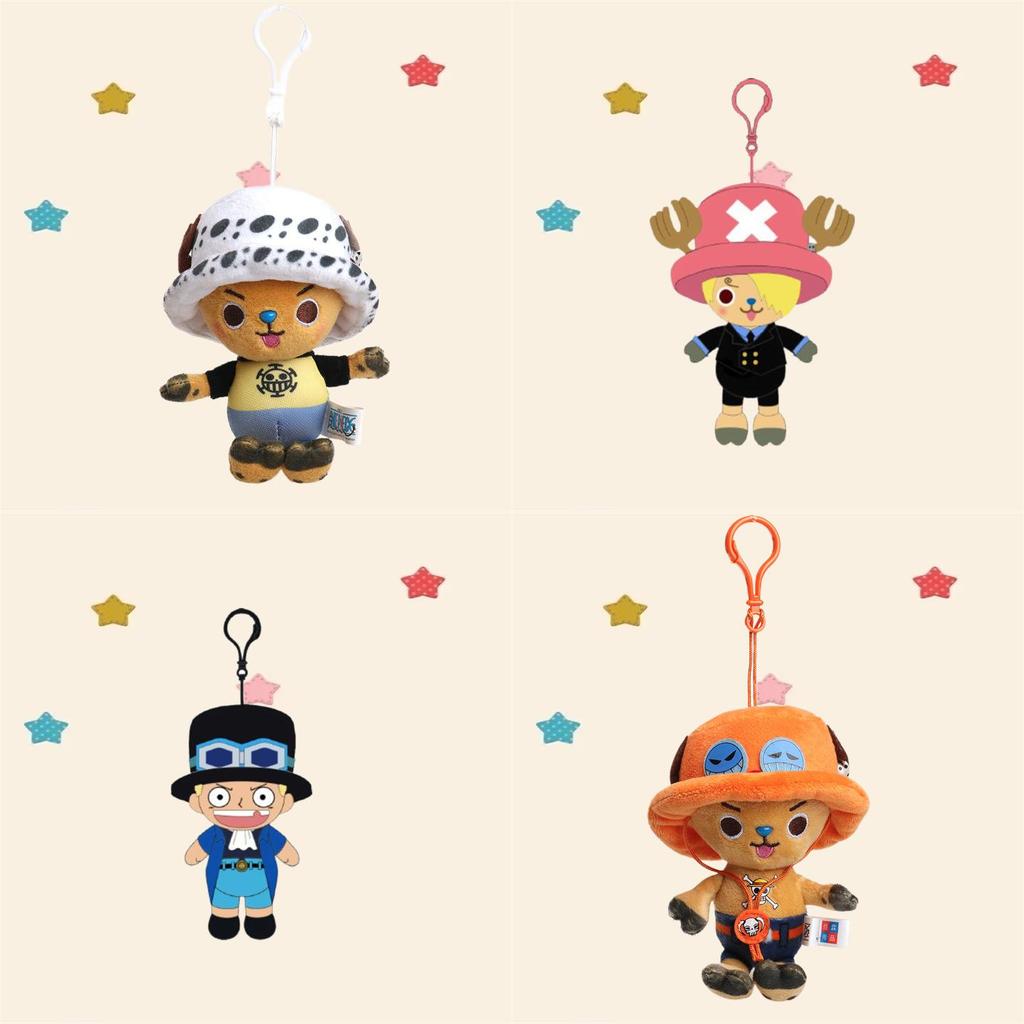 Оригинальный плюшевый кулон One Piece, милый и мягкий брелок с мультяшным персонажем
