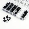 100pcs Mixed Auto Fastener Clip Car Body Push Retainer Pin Rivet Bumper Door Trim Panel Retainer Fastener Kit Car Accessories